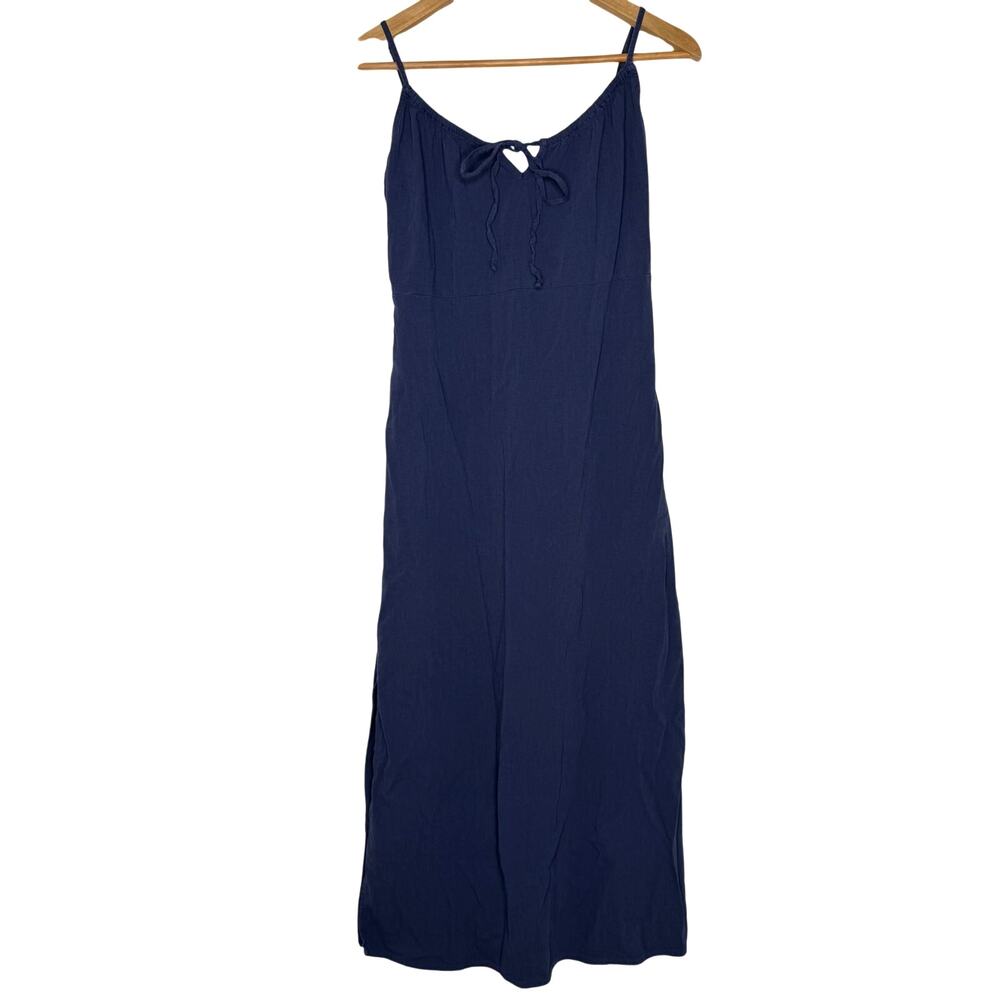 Old Navy Cami Style Midi Sundress Blue Gray Volcanic Glass size Small